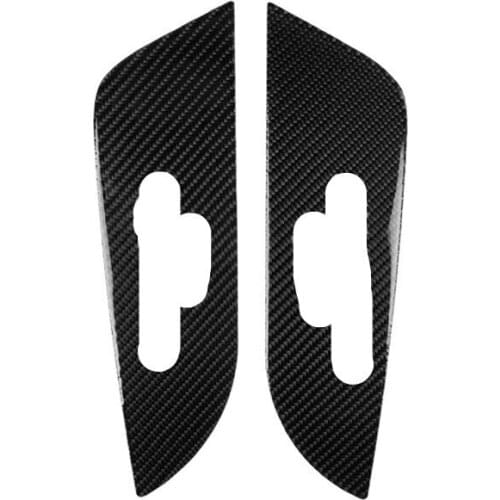 Fit for Ford Mustang 2009-2013 Carbon Fiber Rear Door Panel Control Panel Sticker Interior modification car accessories