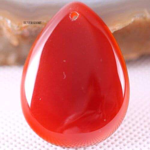 Fashion Jewelry Natural Pink Rhodonite Stone Water Drop Pendant 1Pcs K212