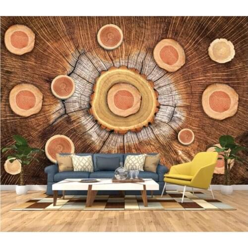 Custom photo wallpaper for walls 3 d murals wallpapers wood grain. Retro. New Chinese living room mural TV background wall paper