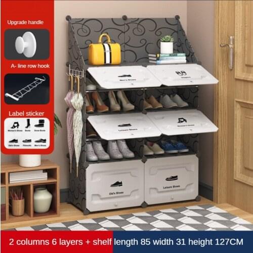 Shoe Rack Dust Proof Shoe Cabinet Home Entrance Hall Large Capacity Simple Storage Cabinet Modern Simple Multi-layer