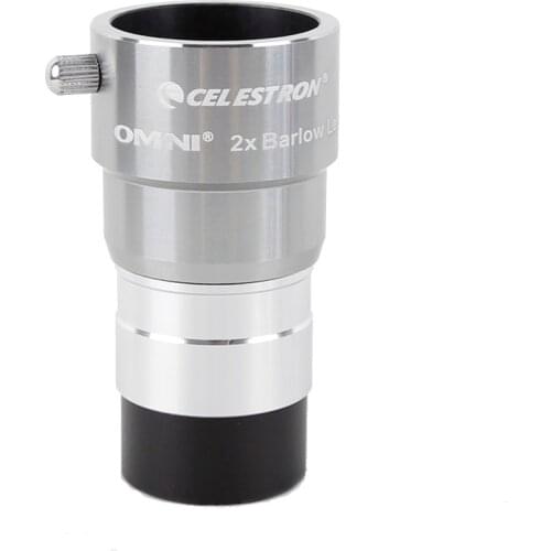 Celestron omni 2x barlow oculaire par grossissement oculaire professionnel télescope barlow pièces oculaire astronomique