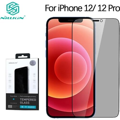 For iPhone 12 / 12 Pro Max Glass NILLKIN Guardian Full coverage privacy tempered glass screen protector film For iPhone 12 Mini