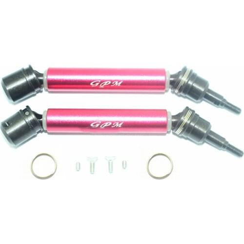 1 pair Steel Front Rear CVD Universal Drive Shaft for 1/10 ARRMA Big Rock RC Crawler Car Accessories Parts