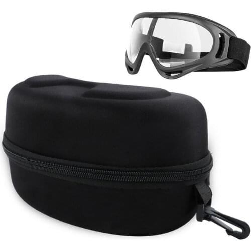 1PC Portable Cycling Glasses Case Waterproof Wear-resistant Black Adult Skiing Goggles Storage Box Container Dropshipping