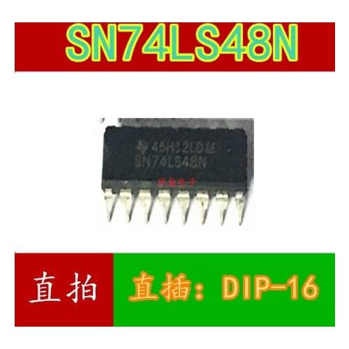 10pcs 74LS48 SN74LS48N HD74LS48P DIP