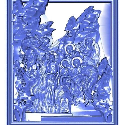 3d model relief for cnc in STL file format Panno_krechenie