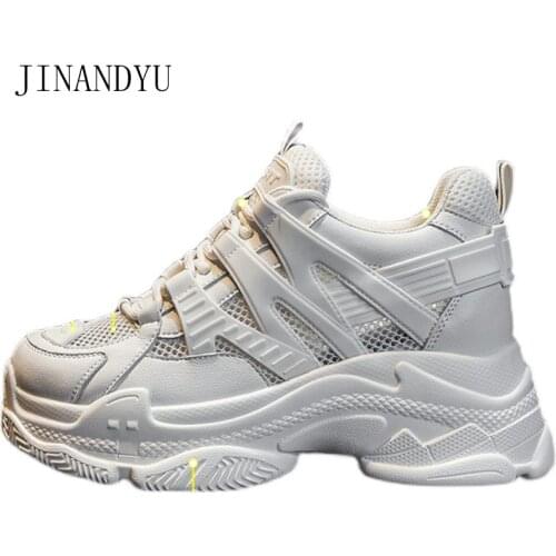 Breathable Wedge Sneakers Platform Shoes Women Casuales Platforms Black Shoes Fashion Chunky Sneakers Sport Shoes for Women
