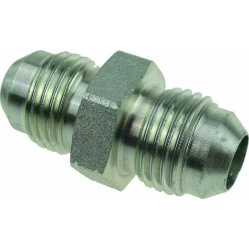 Hydraulic Adapter Fitting Straight Male Connector 3/8" JIC X 3/8" JIC