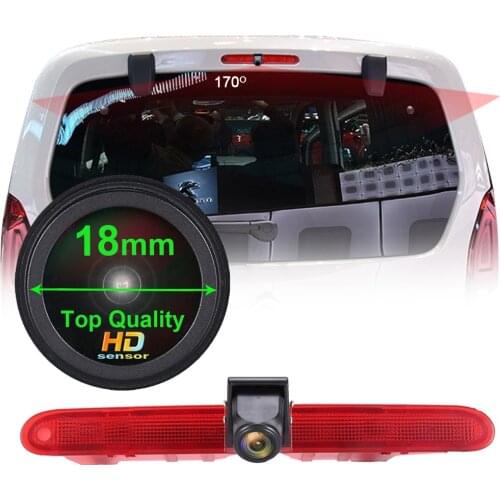 18MM Lens Camera for Citroen Berlingo Peugeot Partner Berlingo Partner II 08-16 Brake Light Camera 1/3 Rückfahrkamera