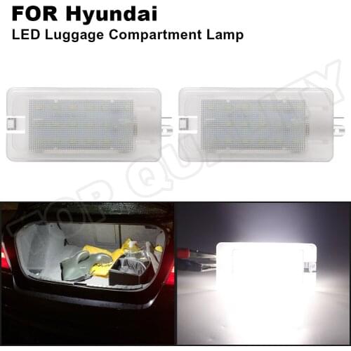2PCS LED Trunk Light Luggage lamp for Hyundai Azera Avante MD Accent Sonata Elantra Genesis Equus Kia Rio Ceed Sportage Amanti