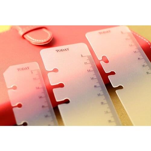 Harphia Today Ruler A4 B5 A5 A6 A7 gold PP Matt Frosted Planner Agenda Dokibook for 6 Holes Loose Leaf Spiral Notebook Organizer