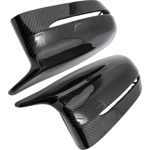M Style Horn Carbon Fiber Replacement Side Mirror Covers For Bmw G20 330I 2019-2021