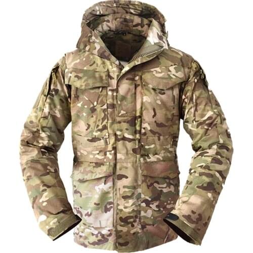 Men M65 Tactical Jacket Male Parka Winter Coat Waterproof Windbreaker Military Flight Pilot Coats Autumn Army Field Jacket S-2XL