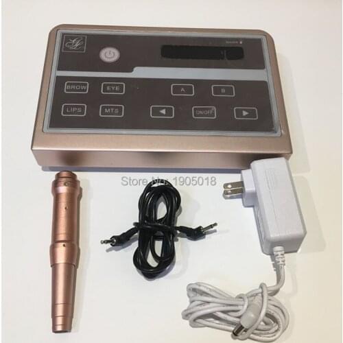 New arrival Rose gold Semi-permanent tattoo machine Lip/eyeline/eyebrow dedicated tattoo machine Novice Beauty salon essential