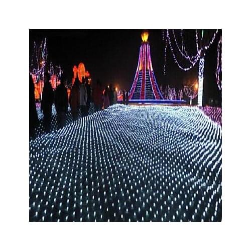 New Year! 8X10m Garlands LED Christmas Lights Outdoor Decoration LED String Net Light For Holiday Wedding Decro Luces De Navidad