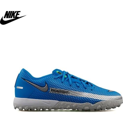 Original Nike Phantom Gt Academy Tf Unisex Blue Astroturf Football Shoe CK8470-400