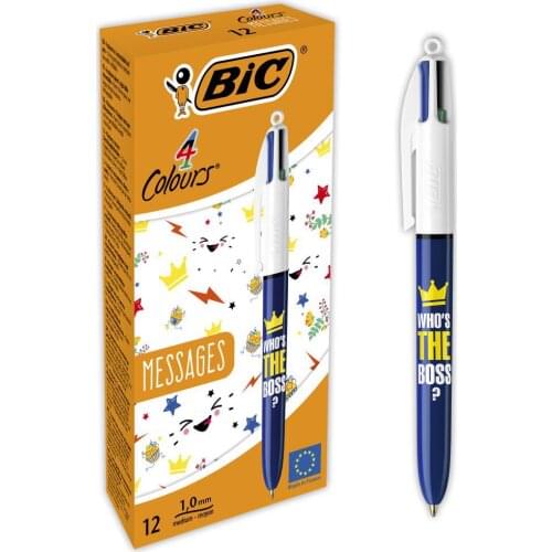 Bic Ballpoint Pen 4 Colors - In 1 Pen