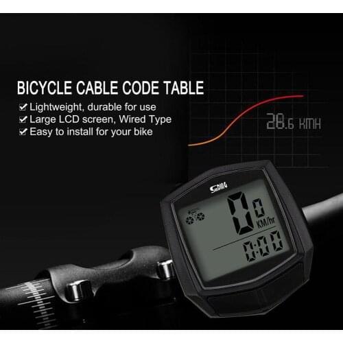 Bicycle Computer Cycling Wired Waterproof Stopwatch MTB Road Bike Speedometer Odometer Sensor Mini Bike Digital Computer Tools