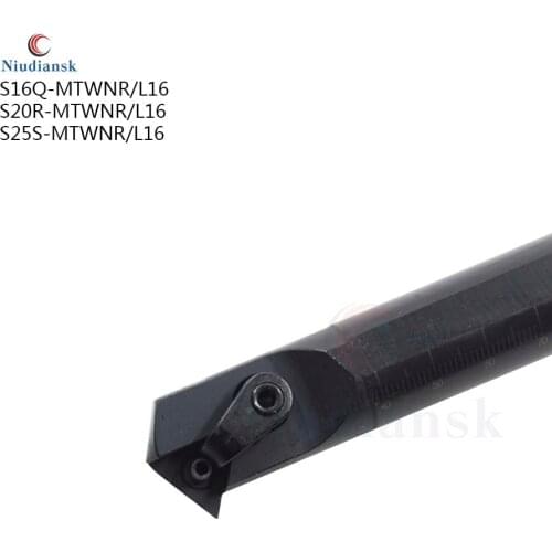 1PC S16Q-MTWNR16 S20R-MTWNR16 S25S-MTWNR16 S16Q-MTWNL16 S20R-MTWNL16 S25S-MTWNL16 CNC lathe internal turning tool carbide insert