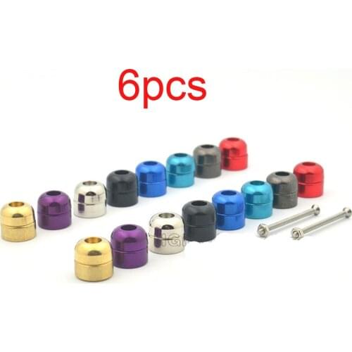 6PCS 15459 Tintin Damper Shock Absorber Reinforcing Plate Up and Down Fission for RC Tamiya Mini 4WD Racing Car DIY Acc