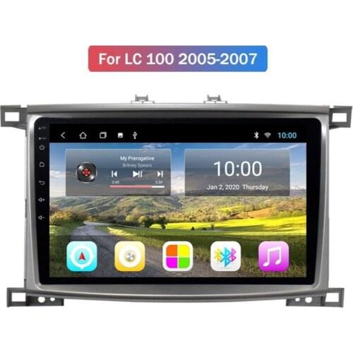 6G+128G Android 10.0 Car Multimedia Player For TOYOTA LC100 2005-2007 Car Radio Stereo With Wifi 4G AHD DSP BT CARPLAY
