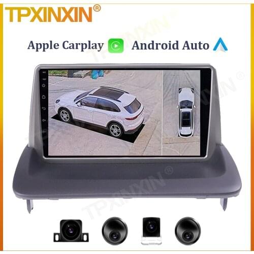 6+128G For VOLVO C30 S40 C70 2004 2013 Android 10 Car Radio Tape Recorder Multimedia Video Player Head Unit GPS Navigation 360