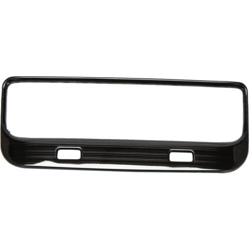 Car Rear Air Outlet Cover Trim Back Seat AC Air Vent Frame Decor Sticker Accessories for Tesla Model 3 2017-2020