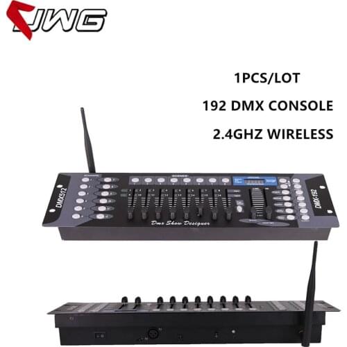 Free Shipping 192 Channel Wireless DMX Controller Stage Lighting Equipment Console for LED Par Moving Head Spotlights D
