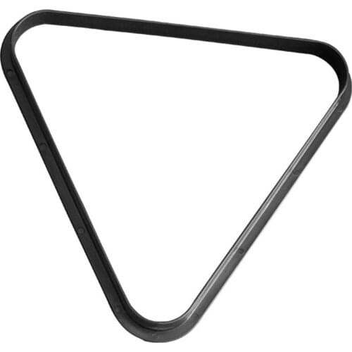 Black Plastic Pool Ball Billiard Table Triangle Rack Standard Size Billiard Table Rack Snooker Billiard Accessories