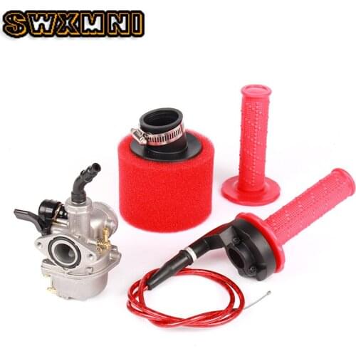 PZ19 Carburetor with 35mm Air Filter Throttle Grip For ATV Quad Dirt Pit Trail Motor Bike Go Kart 50cc 70cc 90cc 110cc 125cc