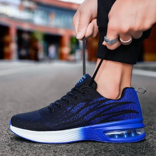 BALENC New Men Shoes Casual White Sneakers Mens Trainers Air Cushion Men Sneakers Leisure Blue Shoes Men Tenis Masculino Adulto