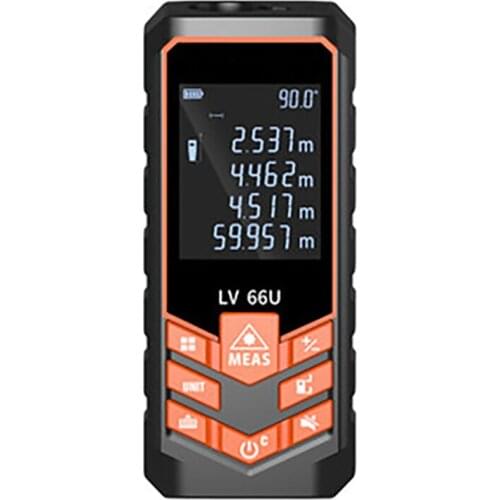 120M Laser Rangefinder Distance Meter Electronic Roulette Laser Digital Tape Rangefinder Building Measure Ruler Voice Charging