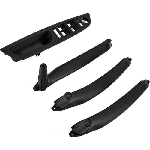 LHD RHD Car Interior Door Handle Panel Pull Trim Cover For BMW E70 E71 X5 X6 2007-2014 Inner Door Armrest Auto Accessories