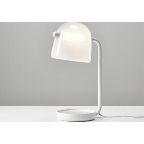 Nordic creative personality minimalist table lamp postmodern bedroom glass light luxury living room study