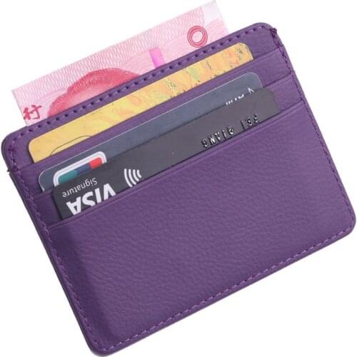 Mens Leather Thin Wallet ID Money Credit Card Slim Holder Money Pocket Organizer N7MF