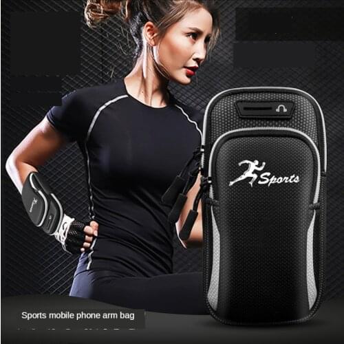 Running Phone Armband for iPhone 11 Pro Max Samsung S20 Sweat-Free Unisex Sports Armband Phone Holder Bag for Jogging Walking