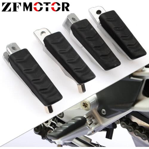 Motorcycle Front Rear Footrests Footpegs For BMW F800S F800ST F800 R1200RS ST F800GT 2011-2012