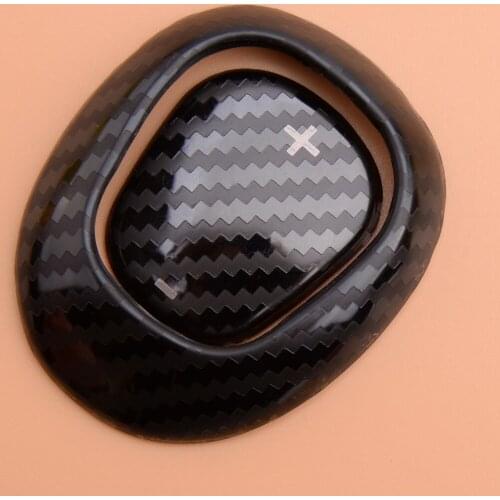 Carbon Fiber Style Gear Shift Knob Head Trim Cover Stainless steel Fit For Chevrolet Malibu 2016 2017 2018 2019 2020