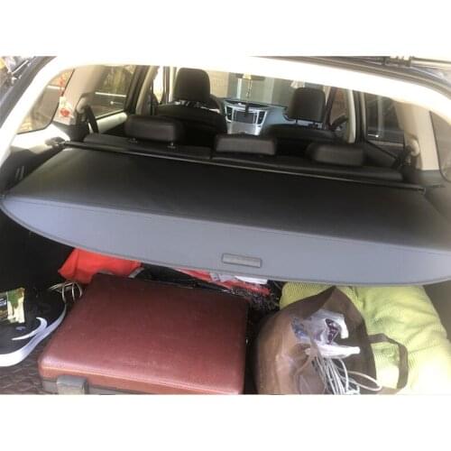 For Subaru Outback 2015 2016 2017 2018 2019 2020 High Quality Rear Trunk Security Screen Privacy Shield Cargo Cover(Black/Beige)