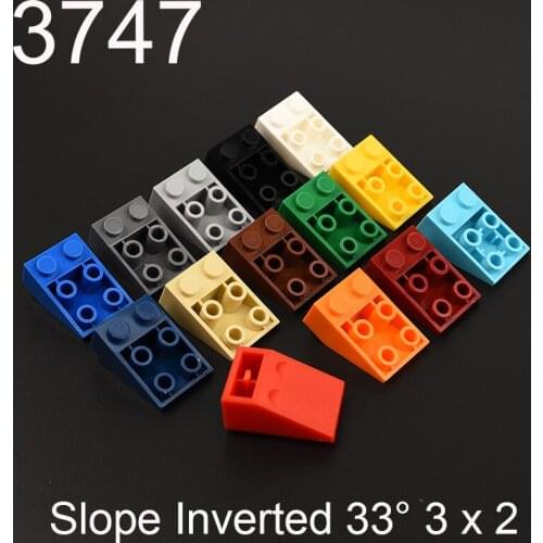 10PCS 3747 Slope Inverted 33° 3 x 2 high-tech Building block accessories parts MOC Construction DIY Education Build Toys Brick