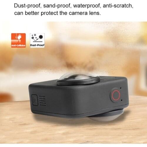 2x Camera Lens Cap Acrylic Protective Cover Anti-scratches Oil-proof Dustproof Compatible with G-oPro Max Action Cameras