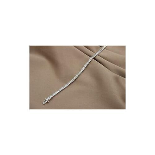 3mm. Custom Princess Cut Water Way Bracelets