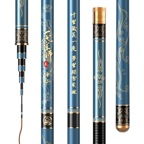 4H 5H 6H Super Hard Hand Pole Carbon Fiber Telescopic Wedkarstwo Olta Taiwan Fishing Rod Vara De Pesca 3.6M-7.2M Fishing Stick
