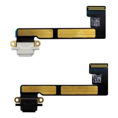 5OPCS/LOT New Charger Charging Connector Port Dock Flex Cable Ribbon For iPad mini 2 3 mini2 mini3Black/White