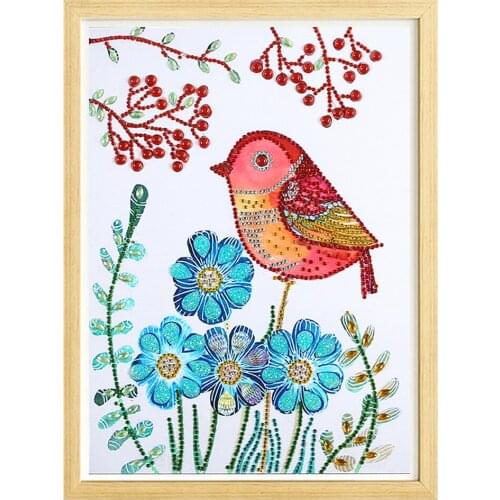 Special-shaped diamond painting bird pattern DIY part 5D cross stitch kit animal mosaic crystal artist home decoration