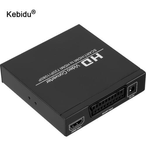 Kebidu 1080P Digital splitter HDMI-Compatible Converter High Definition Video Converter EU/US Power Plug Adapter For HDTV Tv box
