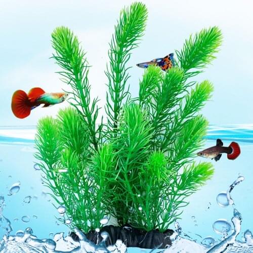 Artificial Plastic Aquarium Plants For Aquarium Decoration Plant High Grass Fish Tank Landscaping And Ornamental Planta acuario