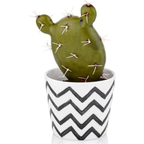The Mia artificial Cactus-Ceramic Plug decoration artificial flower искусственный цветок
