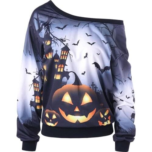 Fashion holiday party Christmas Funny Tracksuit Pullover Dropship Clothes Halloween Pumpkin 3d Hoodies Women Hip Hop Sweatshirt