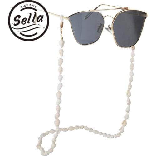 Sella Fashion Men Women Sunglasses Strap Holder Sell Glasses Necklace Chain Rope Conch Convenient Eyeglasses String Lanyard